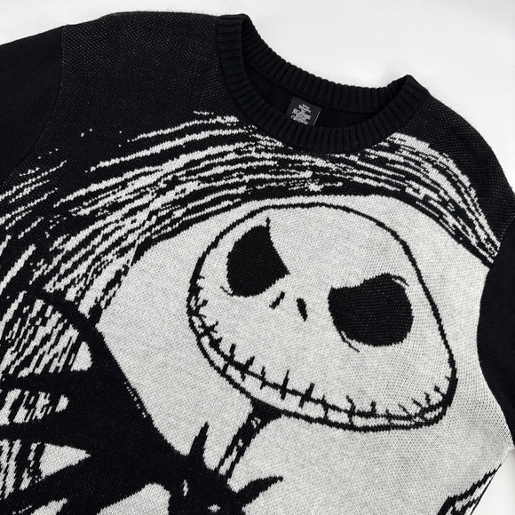 Disney Nightmare Before Christmas Sweater Women's S Jack Skellington - Picture 5 of 10